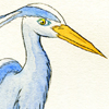 Blue Heron-Dinosaur